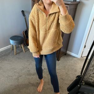 Joy Lab “Teddy” Quarter Zip